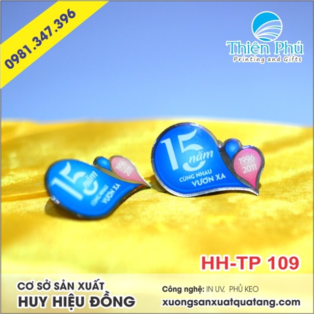 huy hiệu đồng 15 năm vinaphone