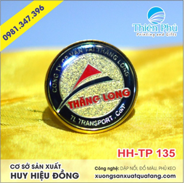 Huy hiệu đồng công ty vận tải thăng long