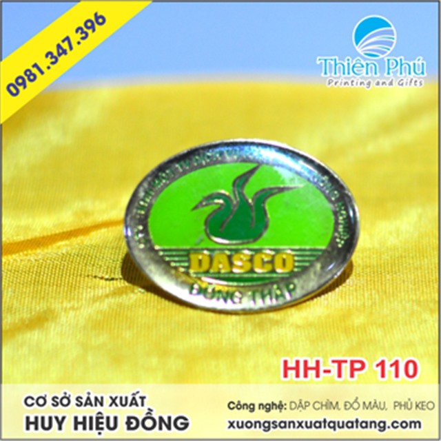 Huy hiệu đồng dasco đồng tháp