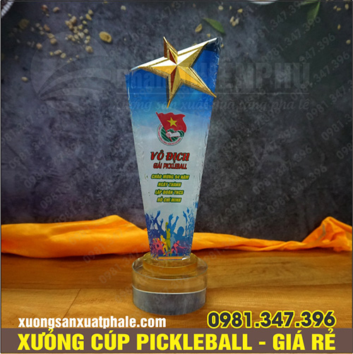 Cúp giải pickleball 01