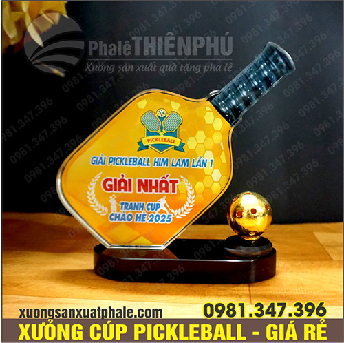 Cúp giải pickleball 03