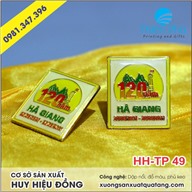 huy hiệu đồng 120 năm hà giang