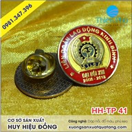 Huy hiệu liên đoàn lao động NINH BÌNH