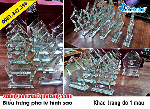 biểu trưng pha lê hình sao