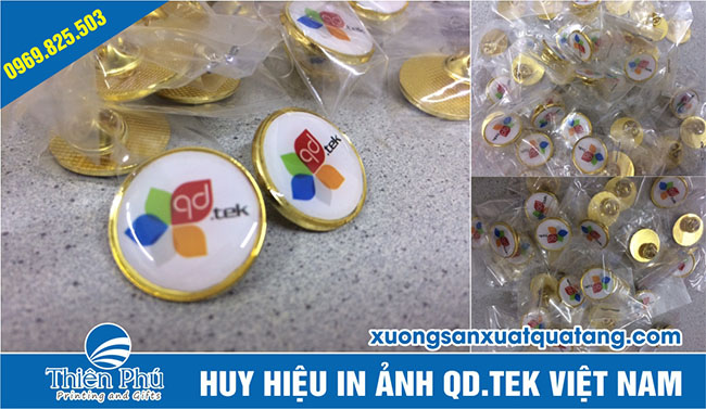 Cơ sở sản xuất huy hiệu qd.tek