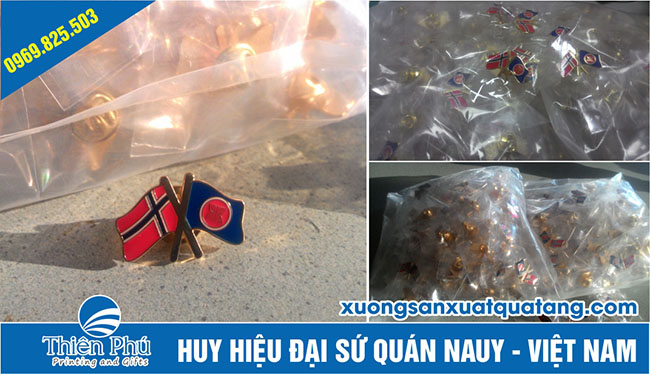 cơ sở sản xuất huy hiệu lá cờ nauy việt nam