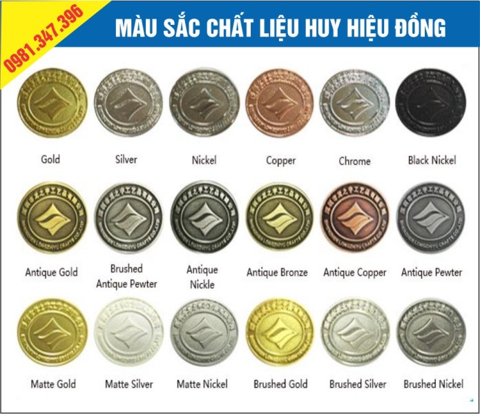 màu sắc huy hiệu