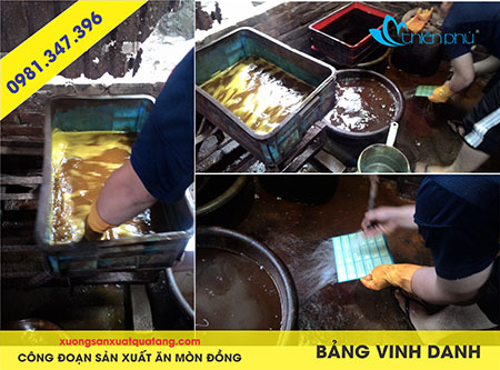 sản xuất bảng vinh danh gỗ đồng