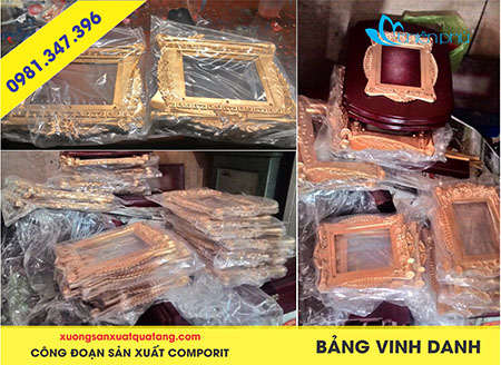 sản xuất bảng vinh danh gỗ đồng