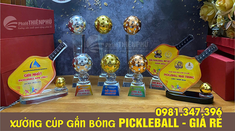 xưởng sản xuất cúp giải pickleball 01