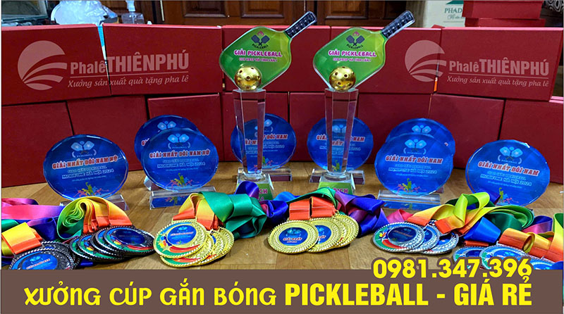 cúp giải đấu pickleball 06